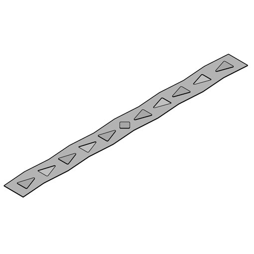 Plat d'assemblage 270 ZIG-ZAG A4 20x0,50